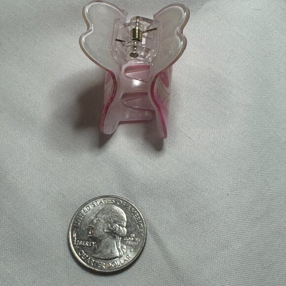 Mini Monster Hair Claw Clip, Pink Monster, 2 inches Wide - Picture 3 of 6